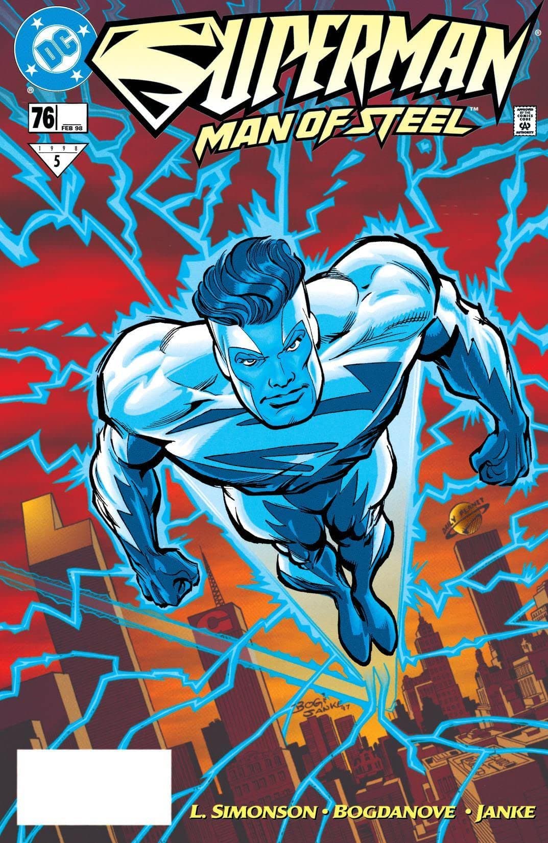 Superman: The Man of Steel #76 cover