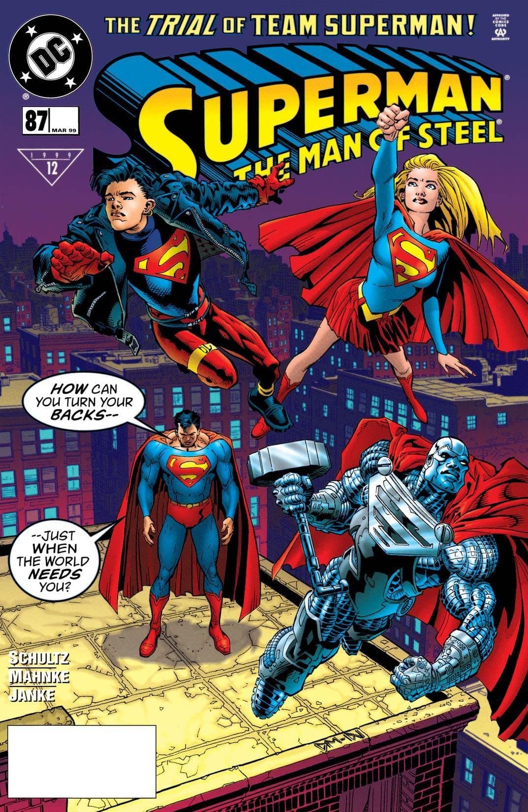Superman: The Man of Steel #87 cover