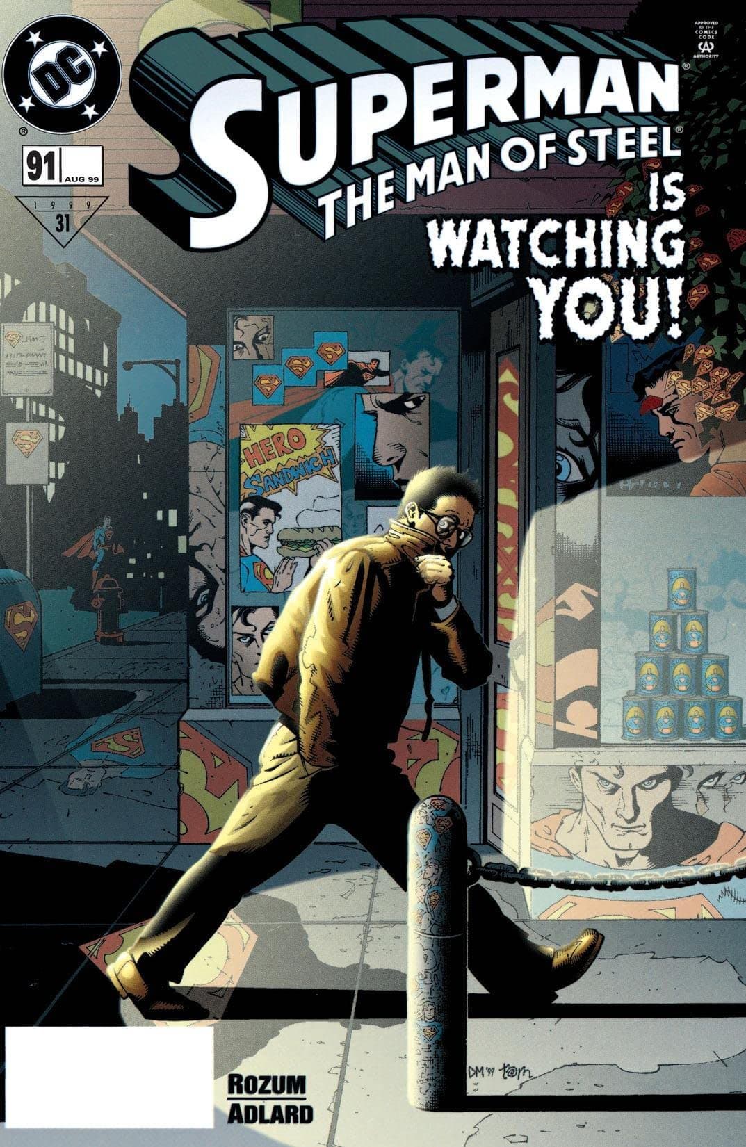 Superman: The Man of Steel #91 cover