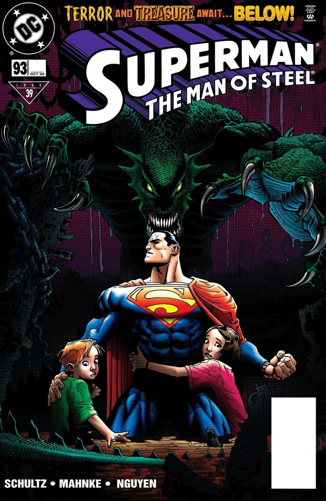 Superman: The Man of Steel #93 cover