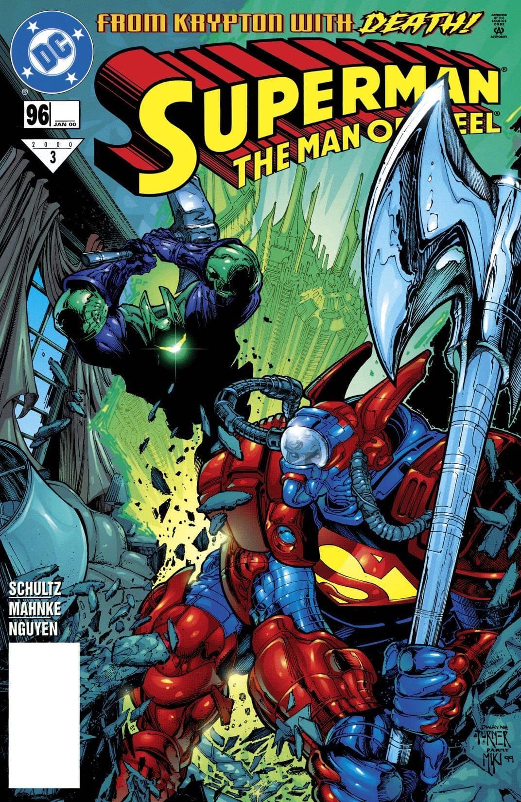 Superman: The Man of Steel #96 cover
