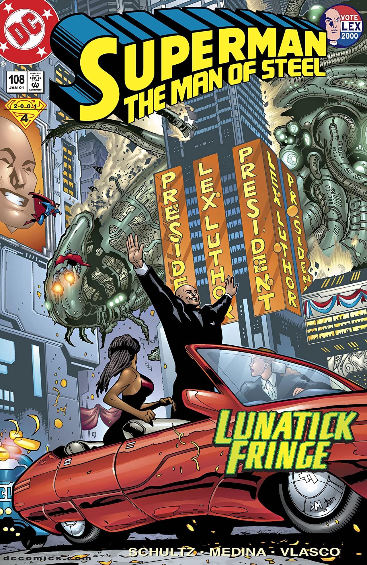 Superman: The Man of Steel #108 cover