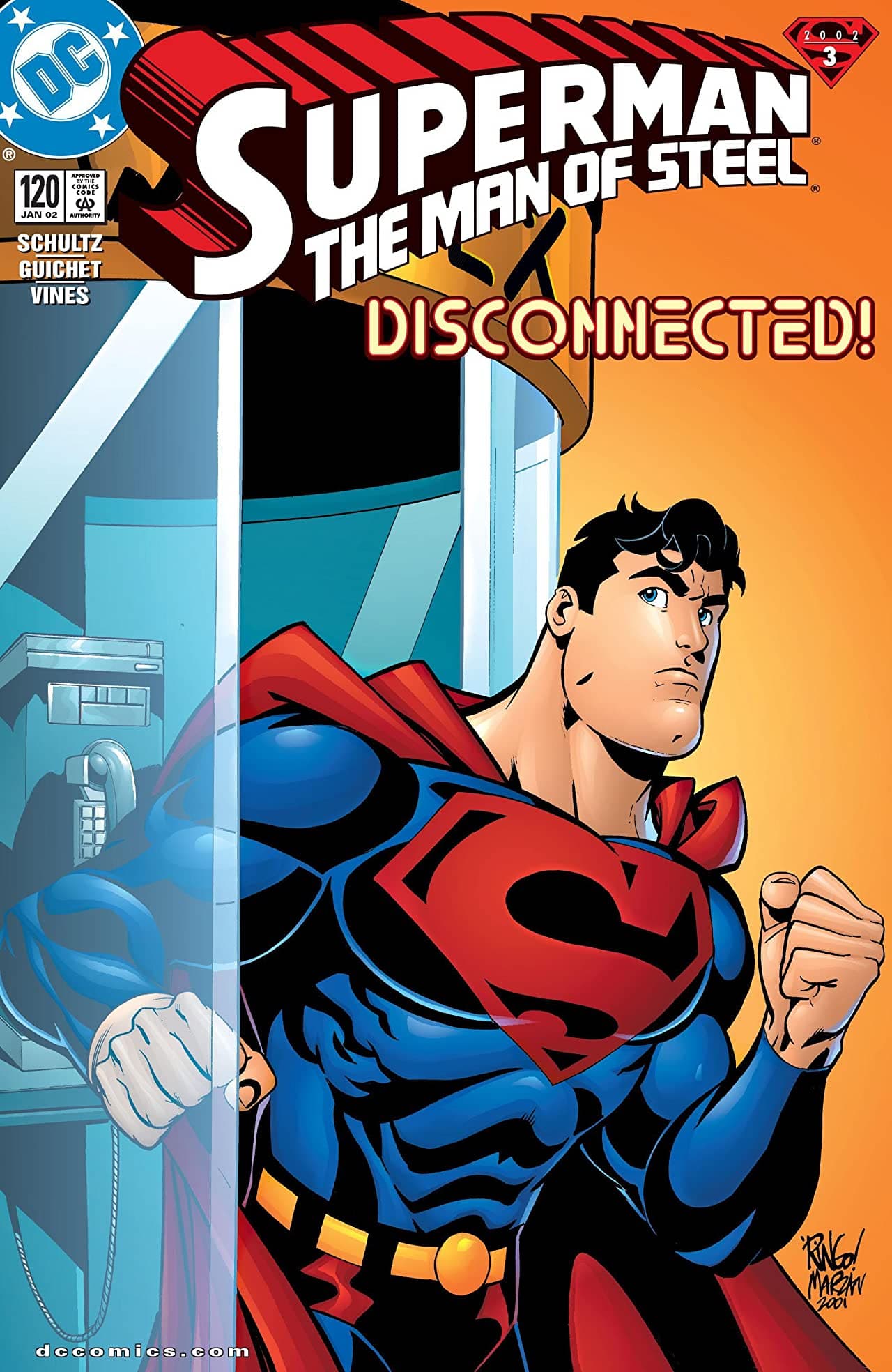 Superman: The Man of Steel #120 cover