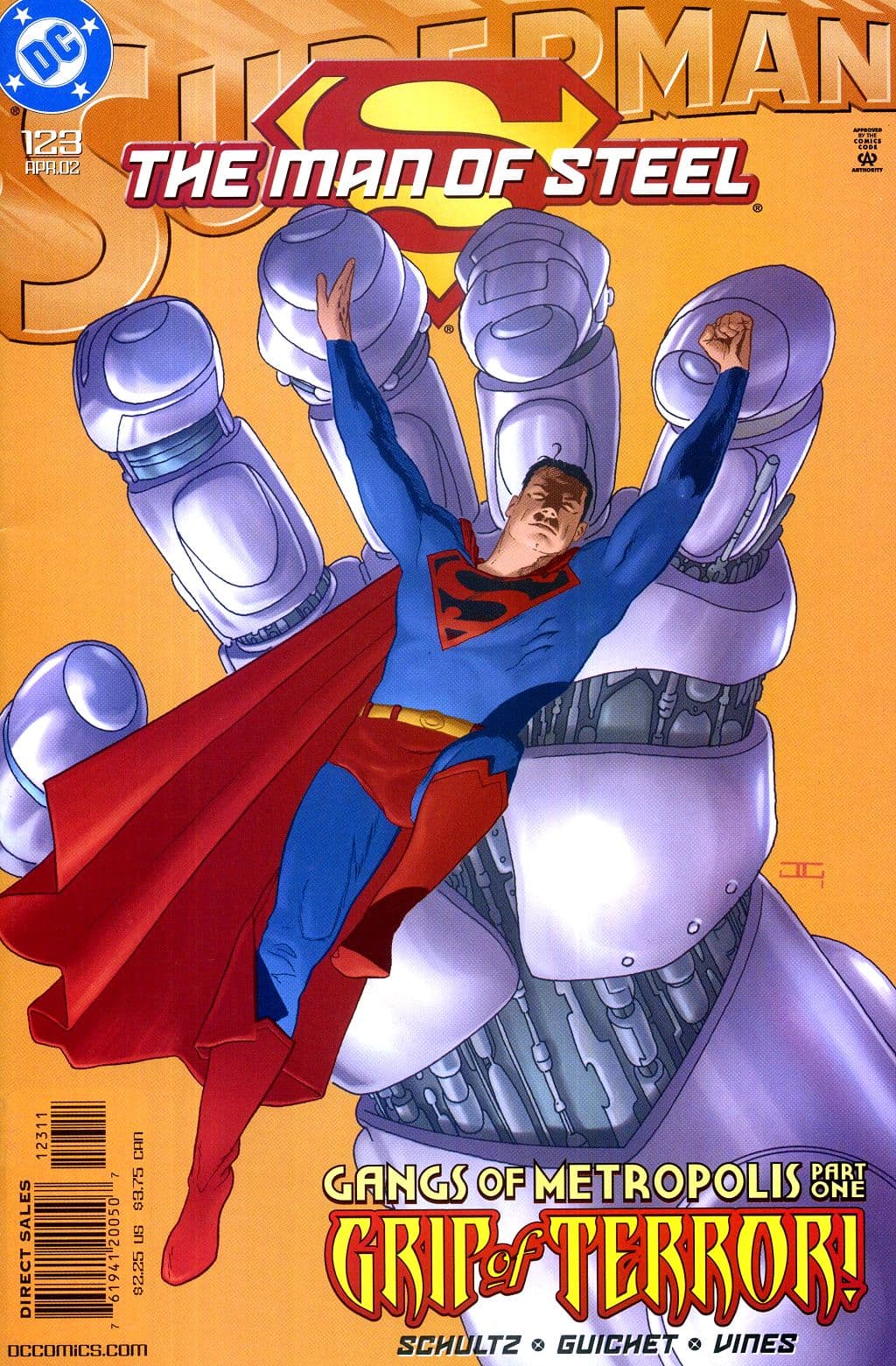 Superman: The Man of Steel #123 cover