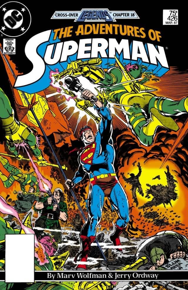 Adventures of Superman #426 cover