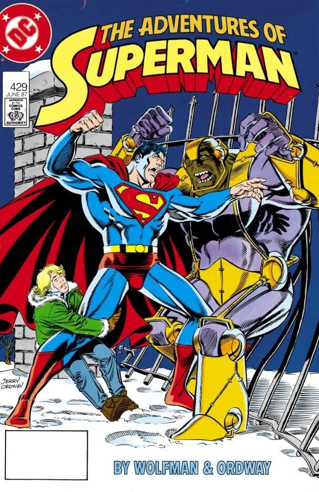 Adventures of Superman #429 cover