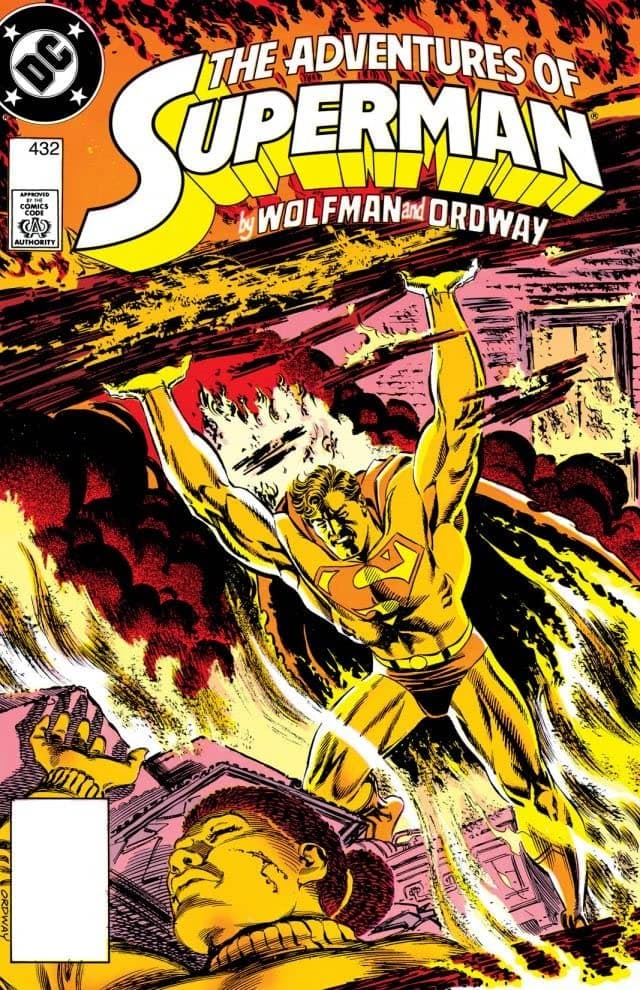 Adventures of Superman #432 cover