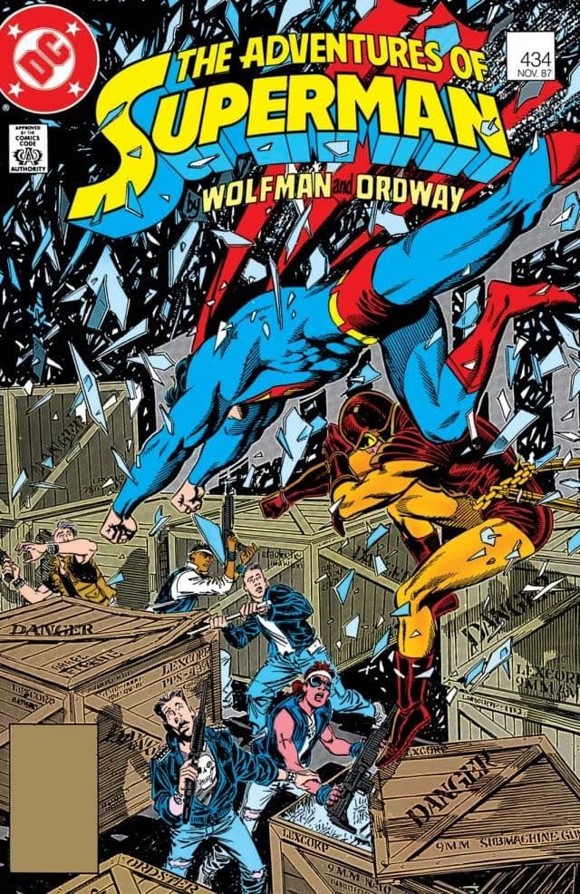 Adventures of Superman #434 cover