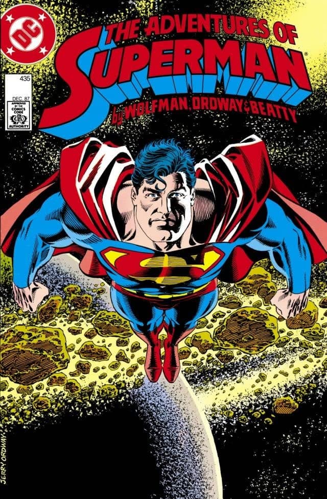 Adventures of Superman #435 cover