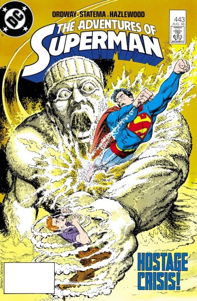 Adventures of Superman #443 cover
