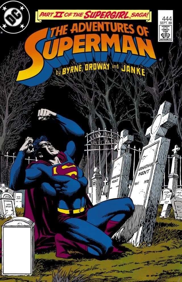 Adventures of Superman #444 cover