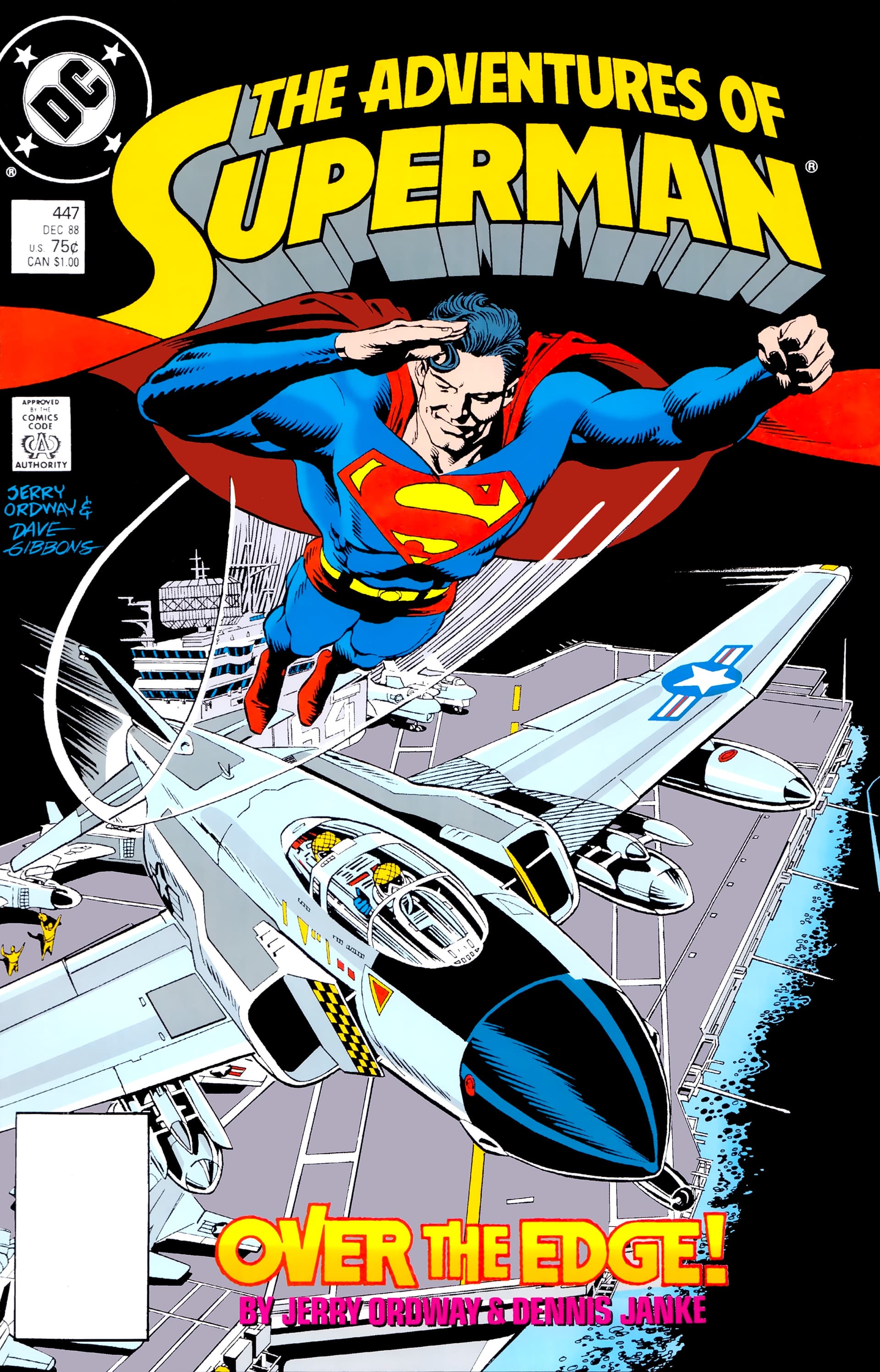 Adventures of Superman #447 cover