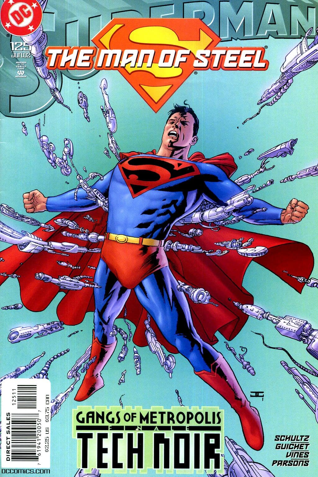Superman: The Man of Steel #125 cover