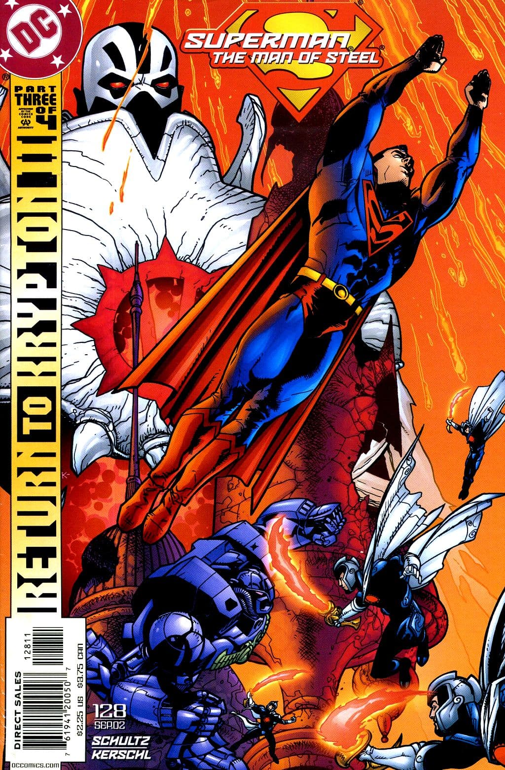 Superman: The Man of Steel #128 cover