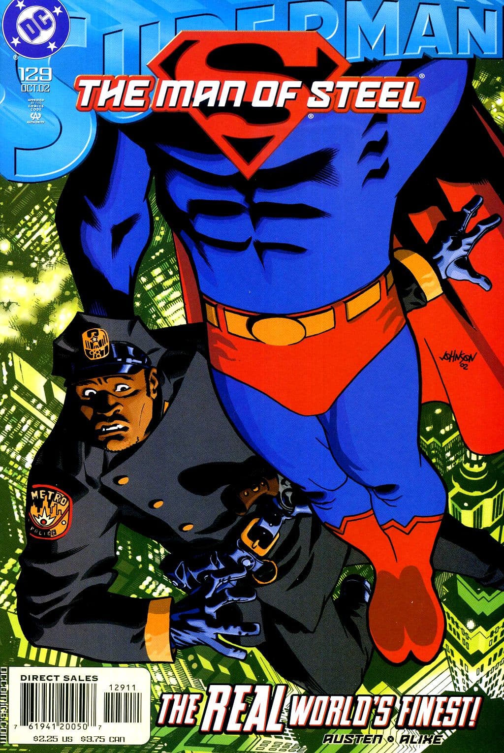 Superman: The Man of Steel #129 cover