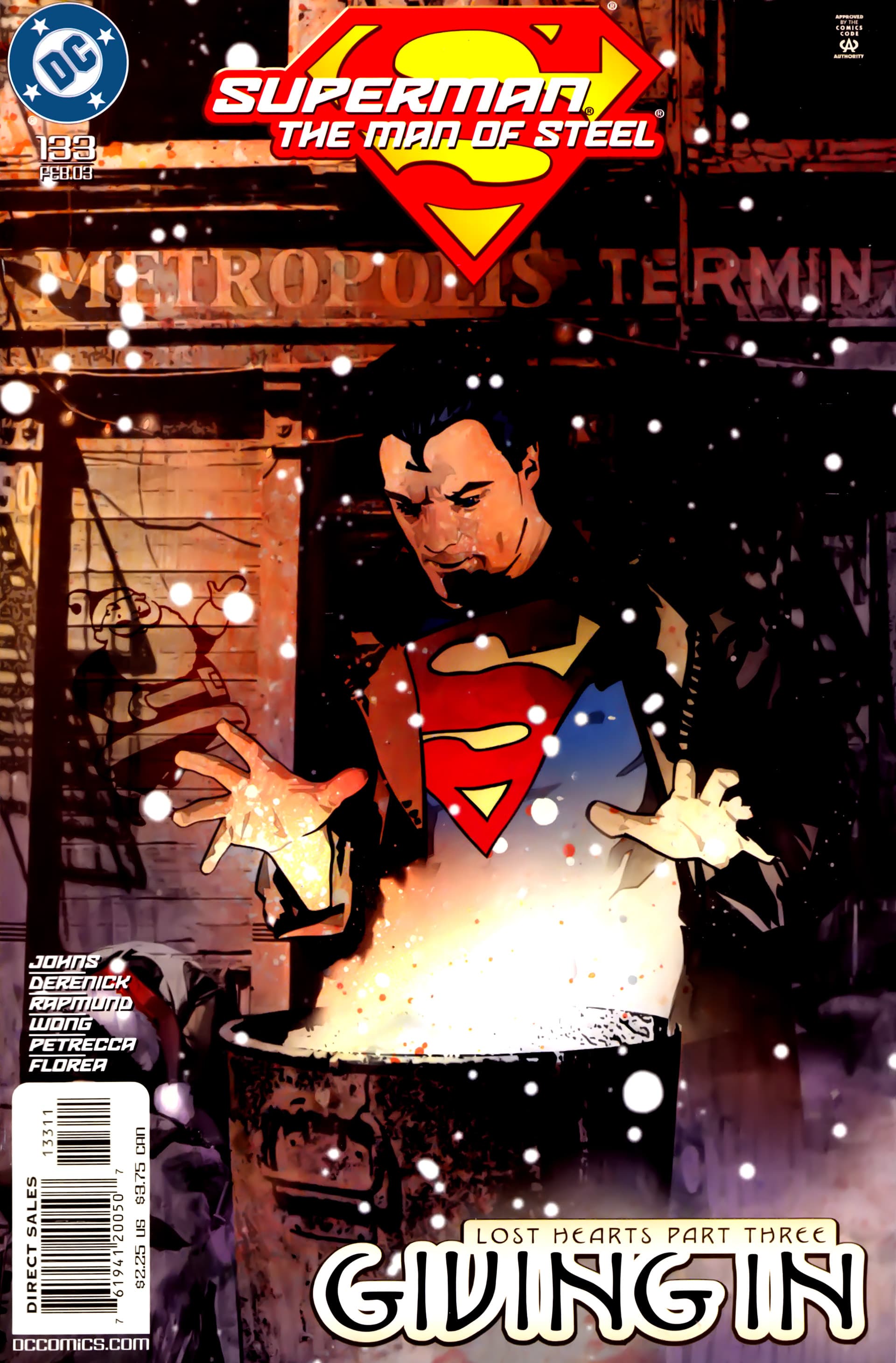 Superman: The Man of Steel #133 cover