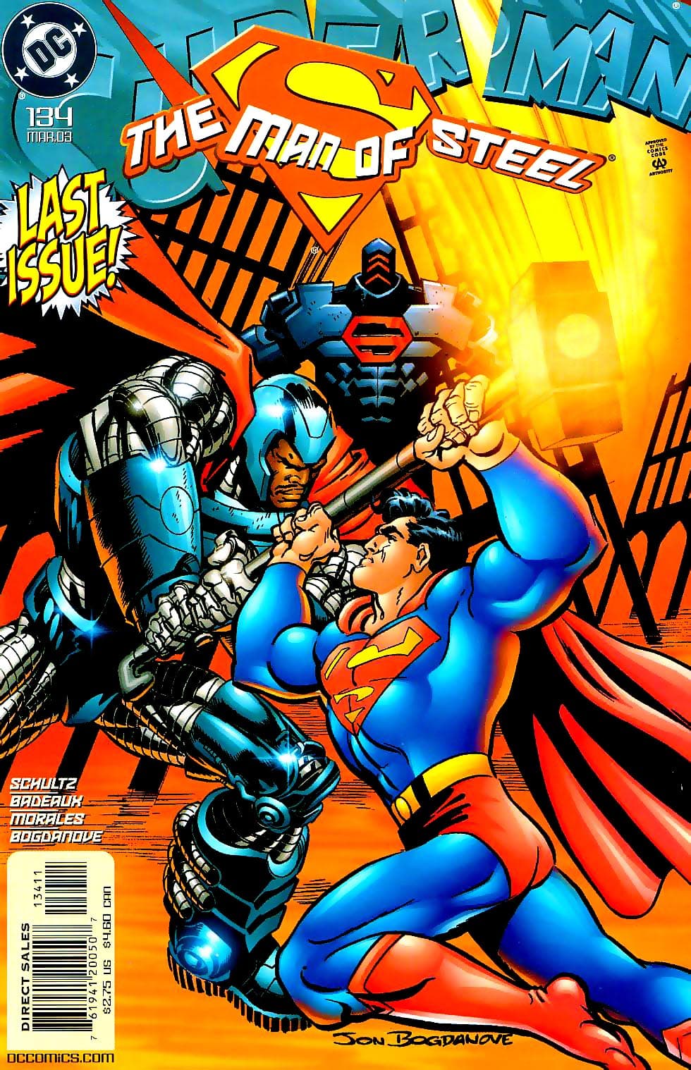 Superman: The Man of Steel #134 cover