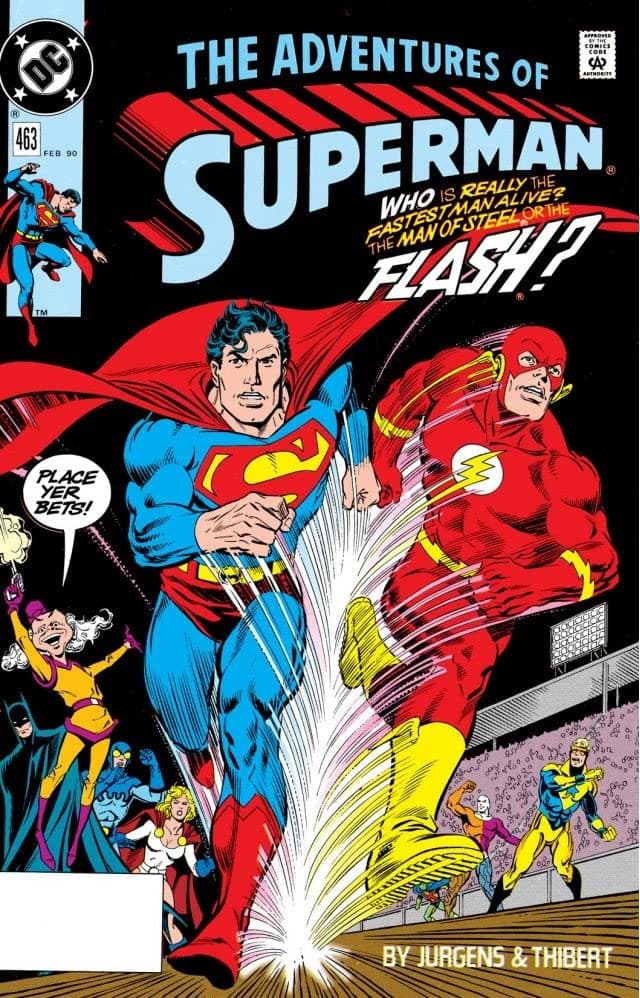 Adventures of Superman #463 cover