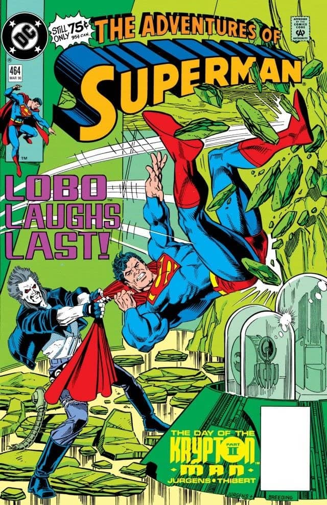 Adventures of Superman #464 cover