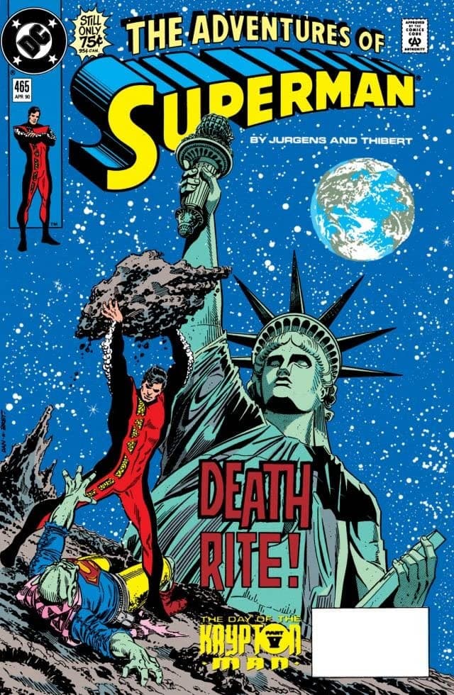 Adventures of Superman #465 cover
