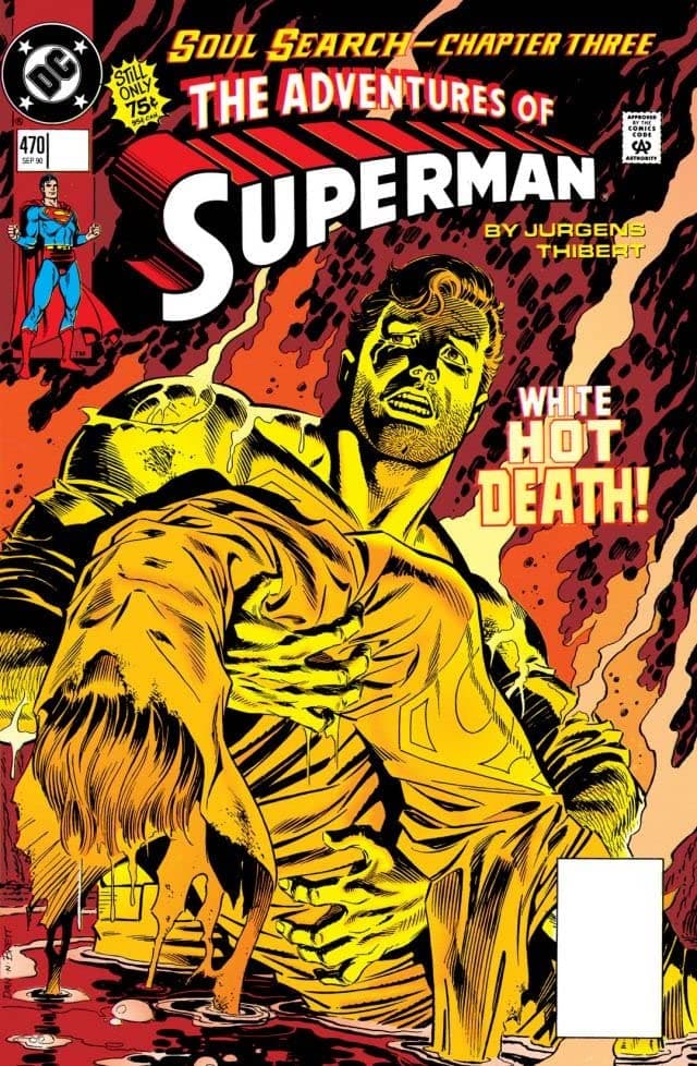 Adventures of Superman #470 cover