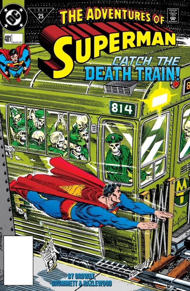 Adventures of Superman #481 cover
