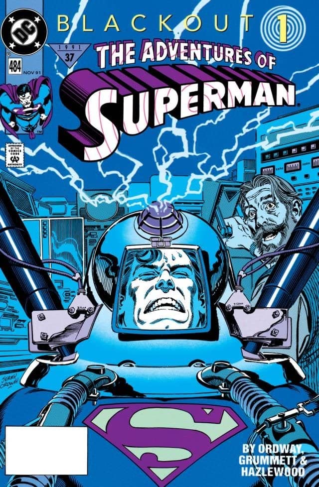 Adventures of Superman #484 cover