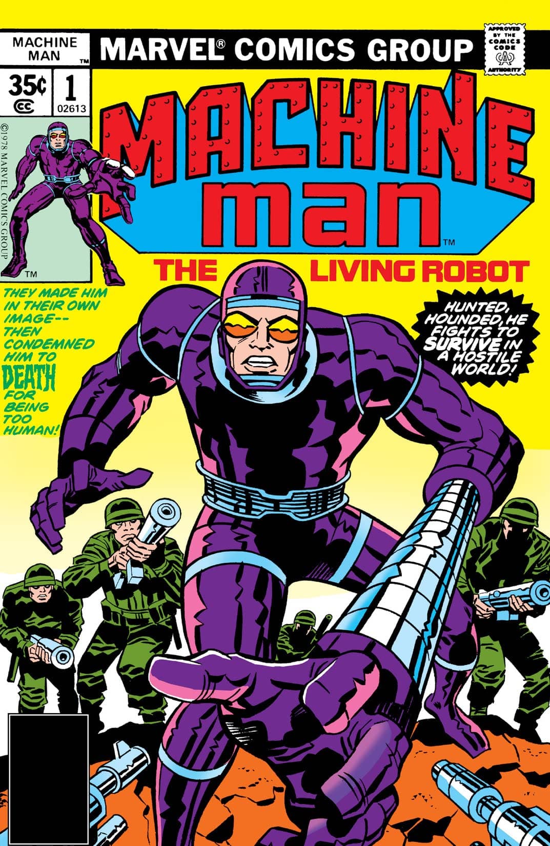 Machine Man #1 cover
