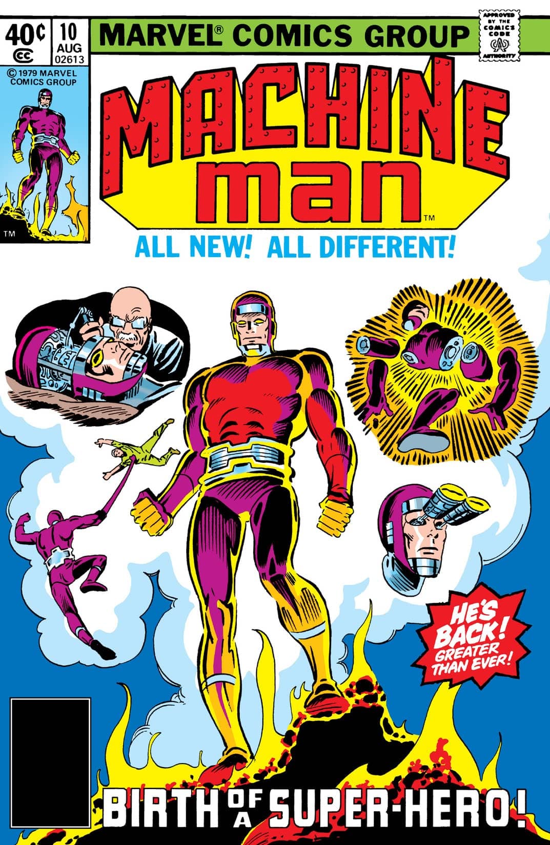 Machine Man #10 cover
