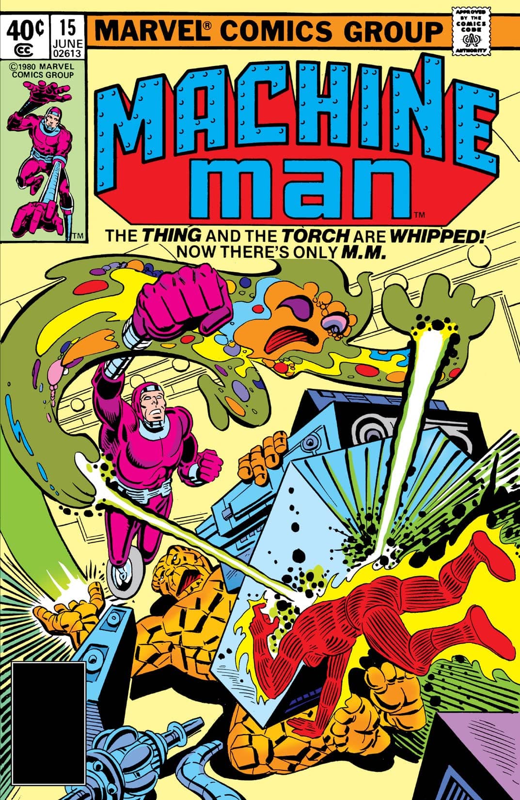 Machine Man #15 cover