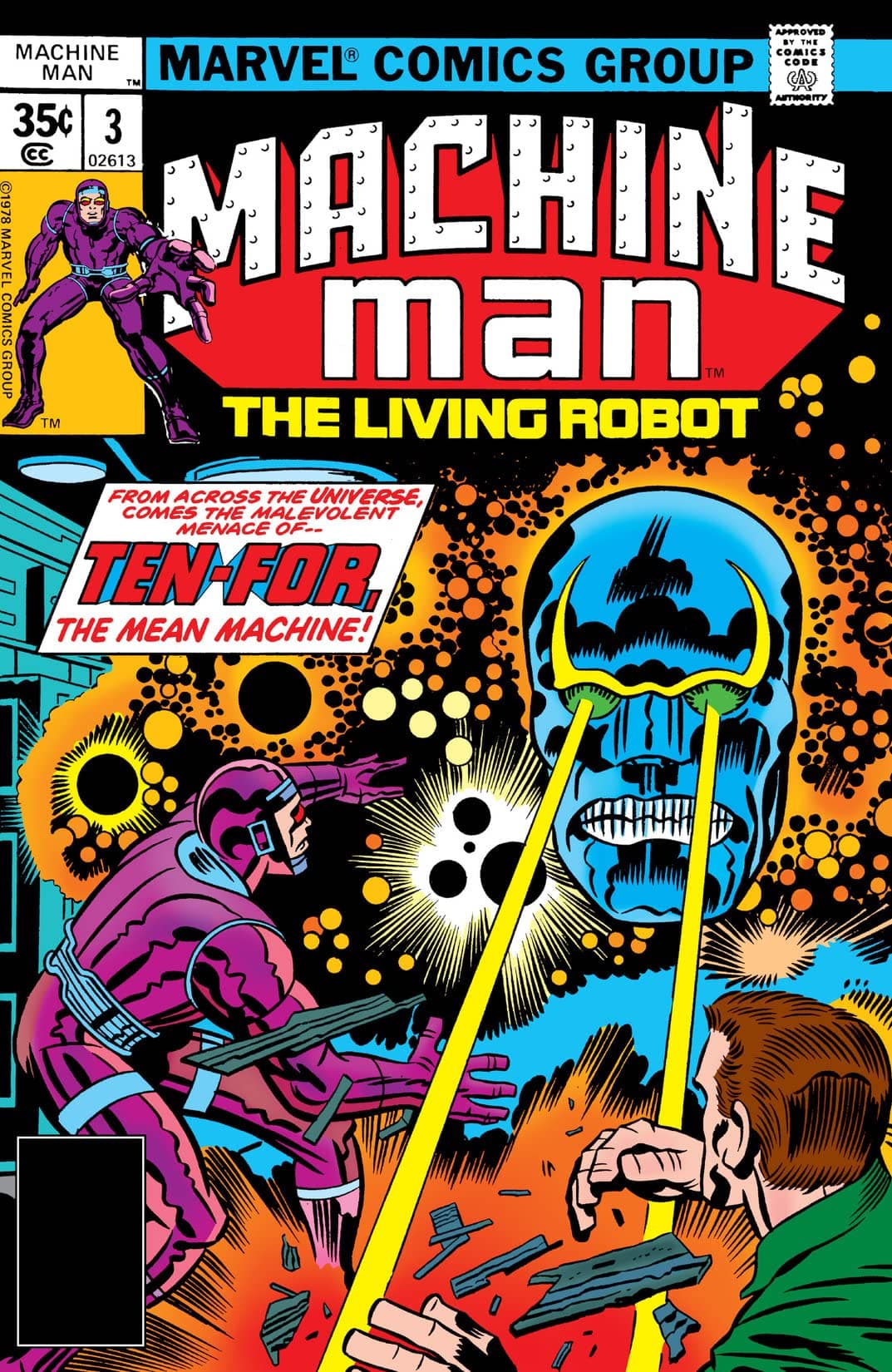 Machine Man #3 cover