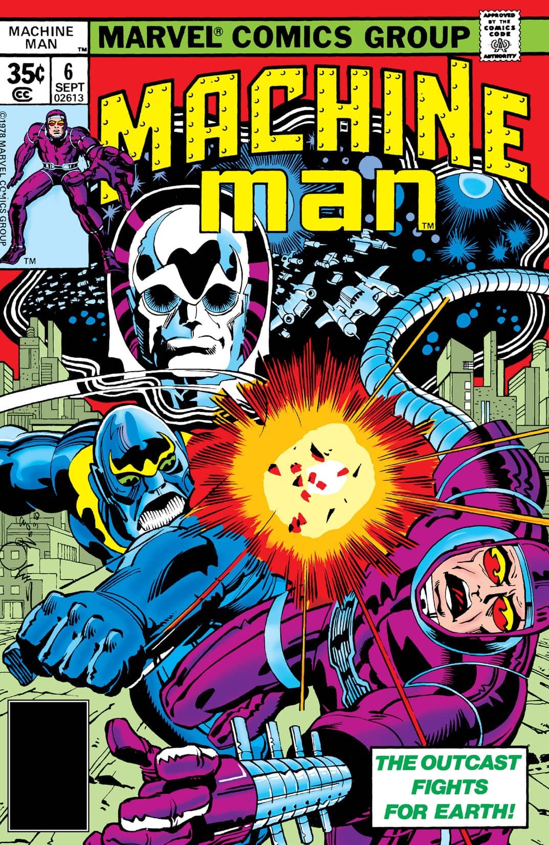 Machine Man #6 cover