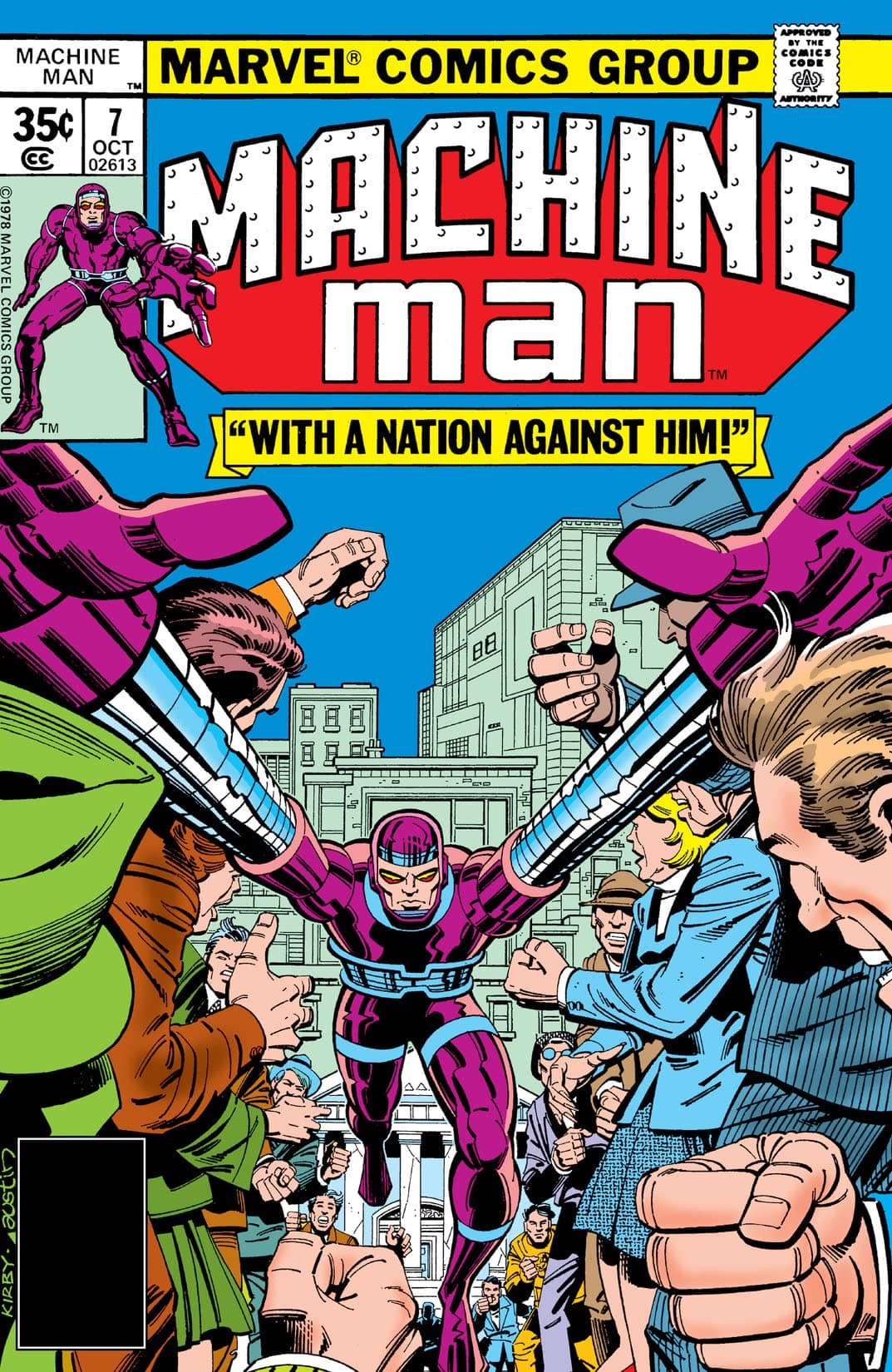 Machine Man #7 cover