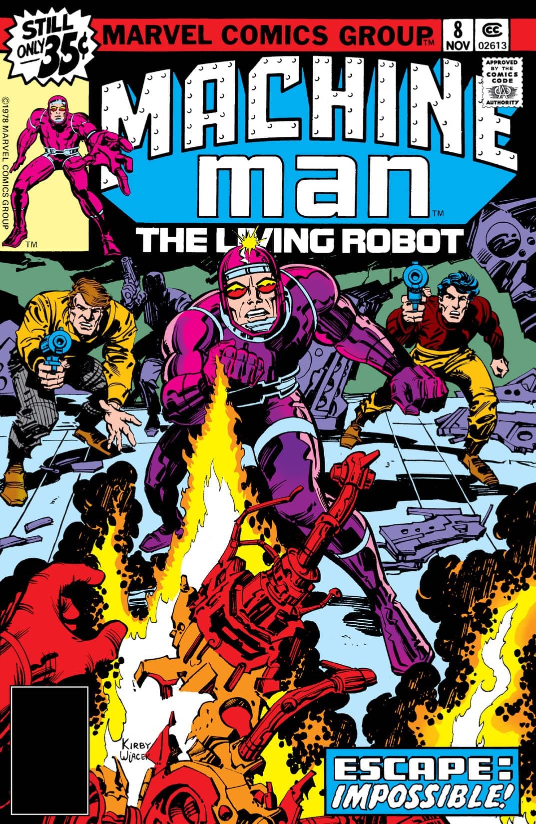 Machine Man #8 cover