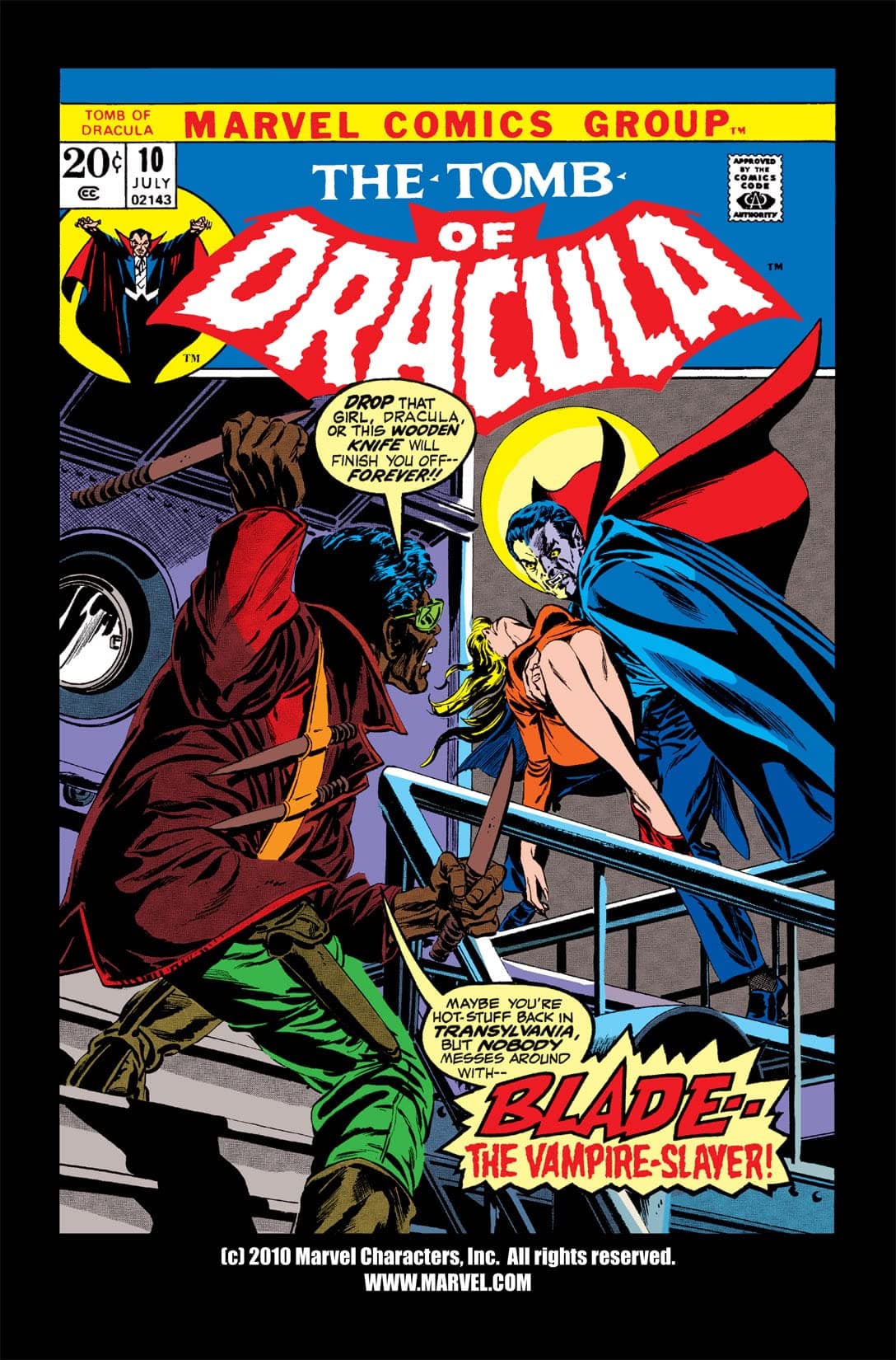 Tomb of Dracula #10 cover