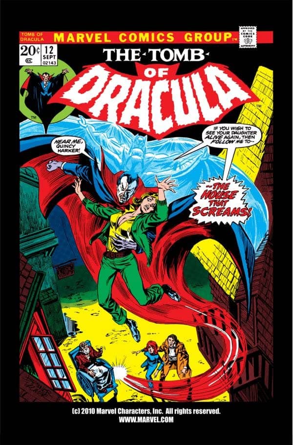 Tomb of Dracula #12 cover