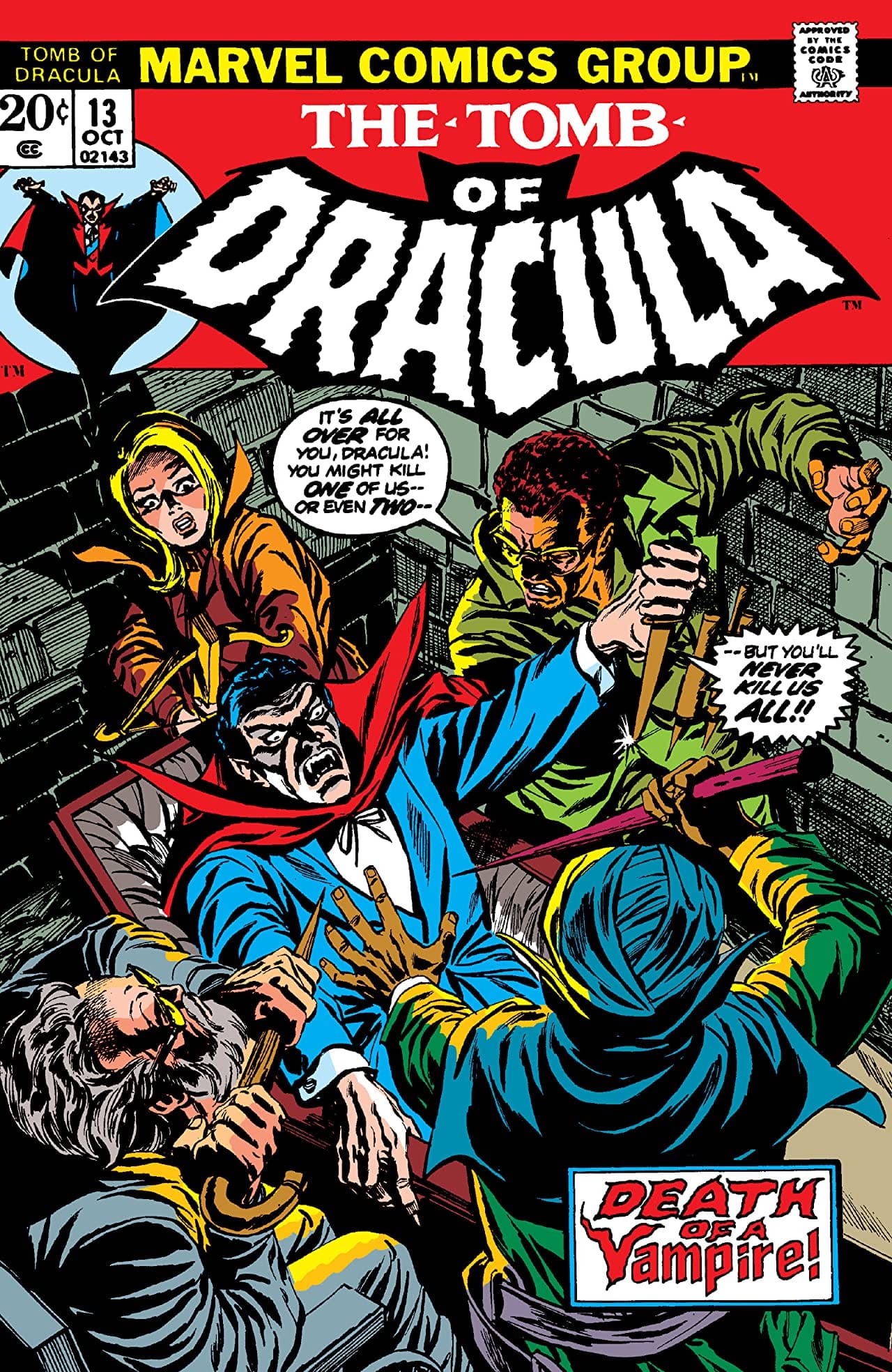 Tomb of Dracula #13 cover