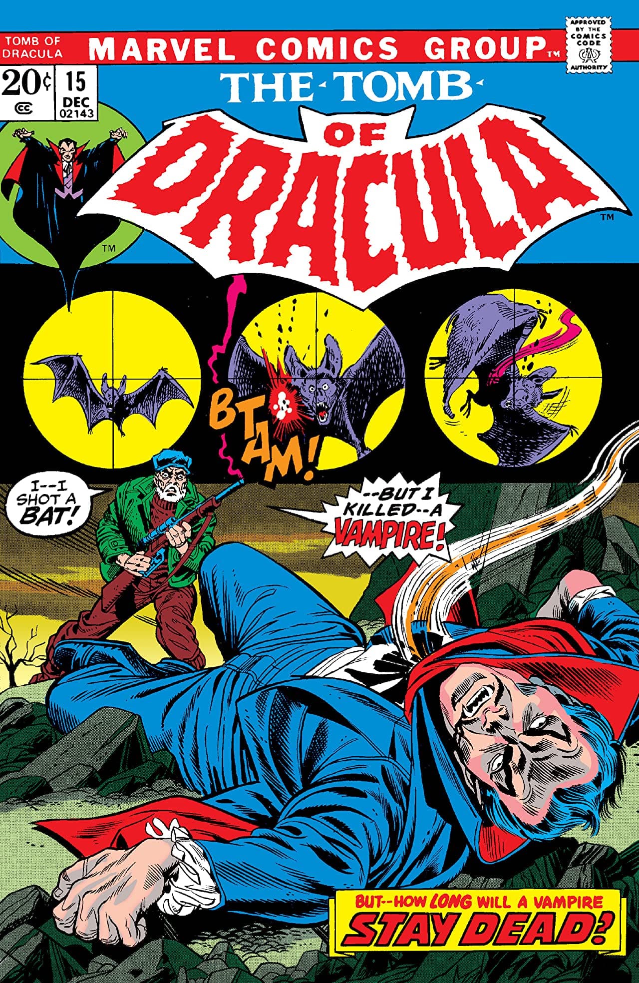 Tomb of Dracula #15 cover