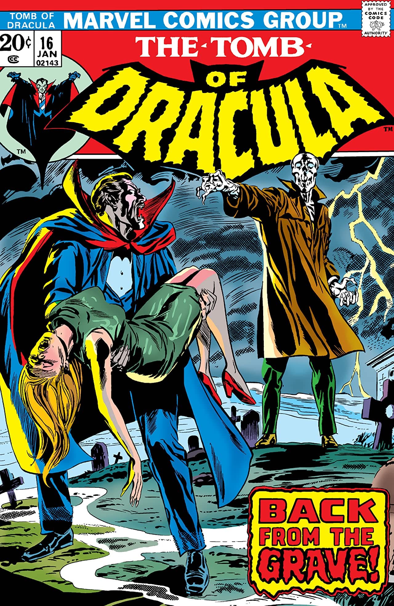 Tomb of Dracula #16 cover