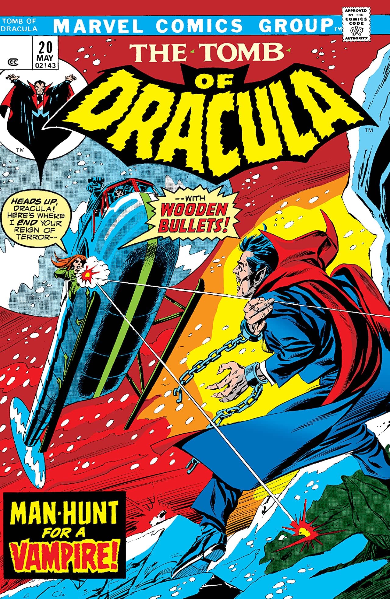 Tomb of Dracula #20 cover