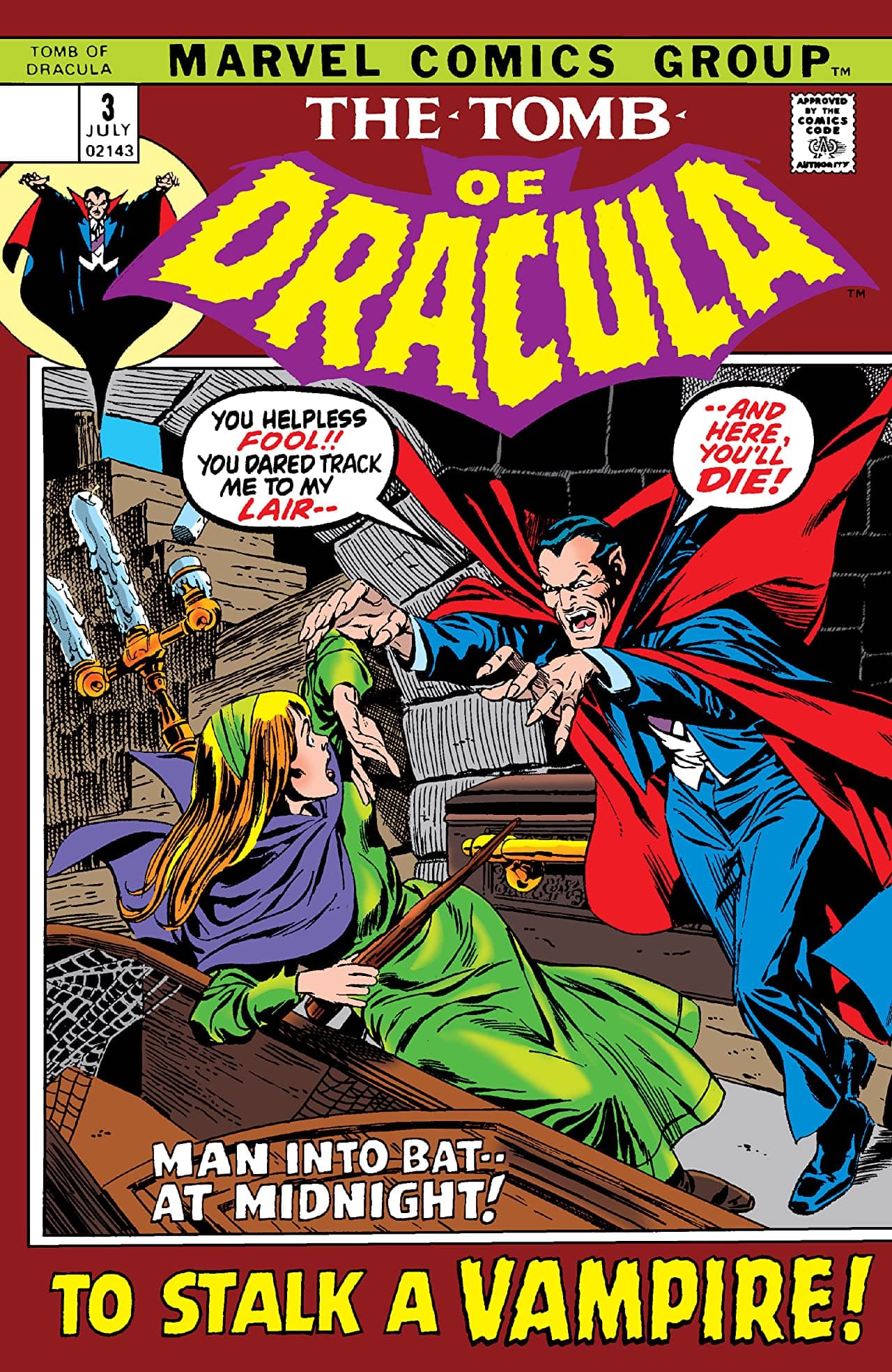 Tomb of Dracula #3 cover