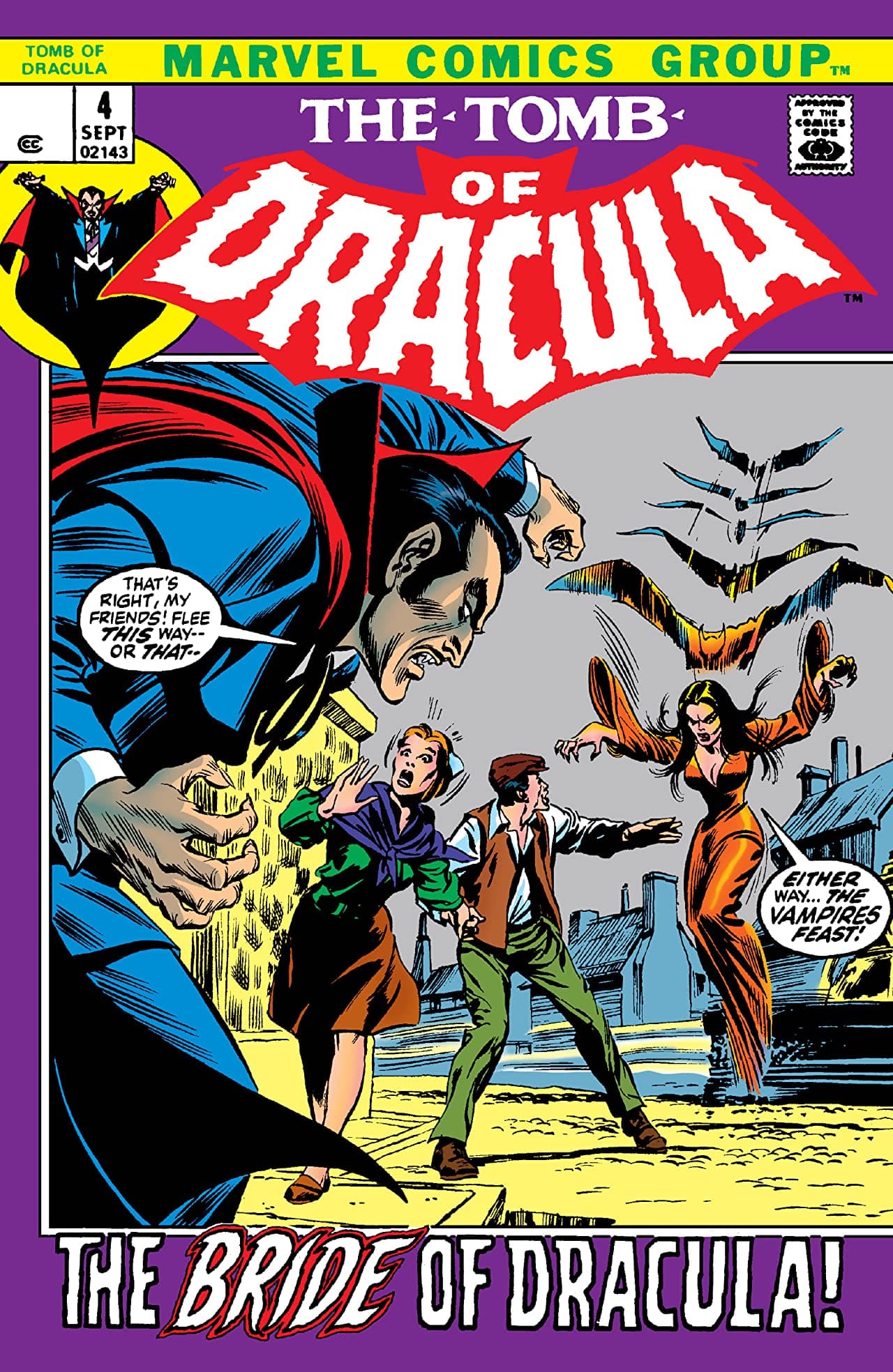 Tomb of Dracula #4 cover
