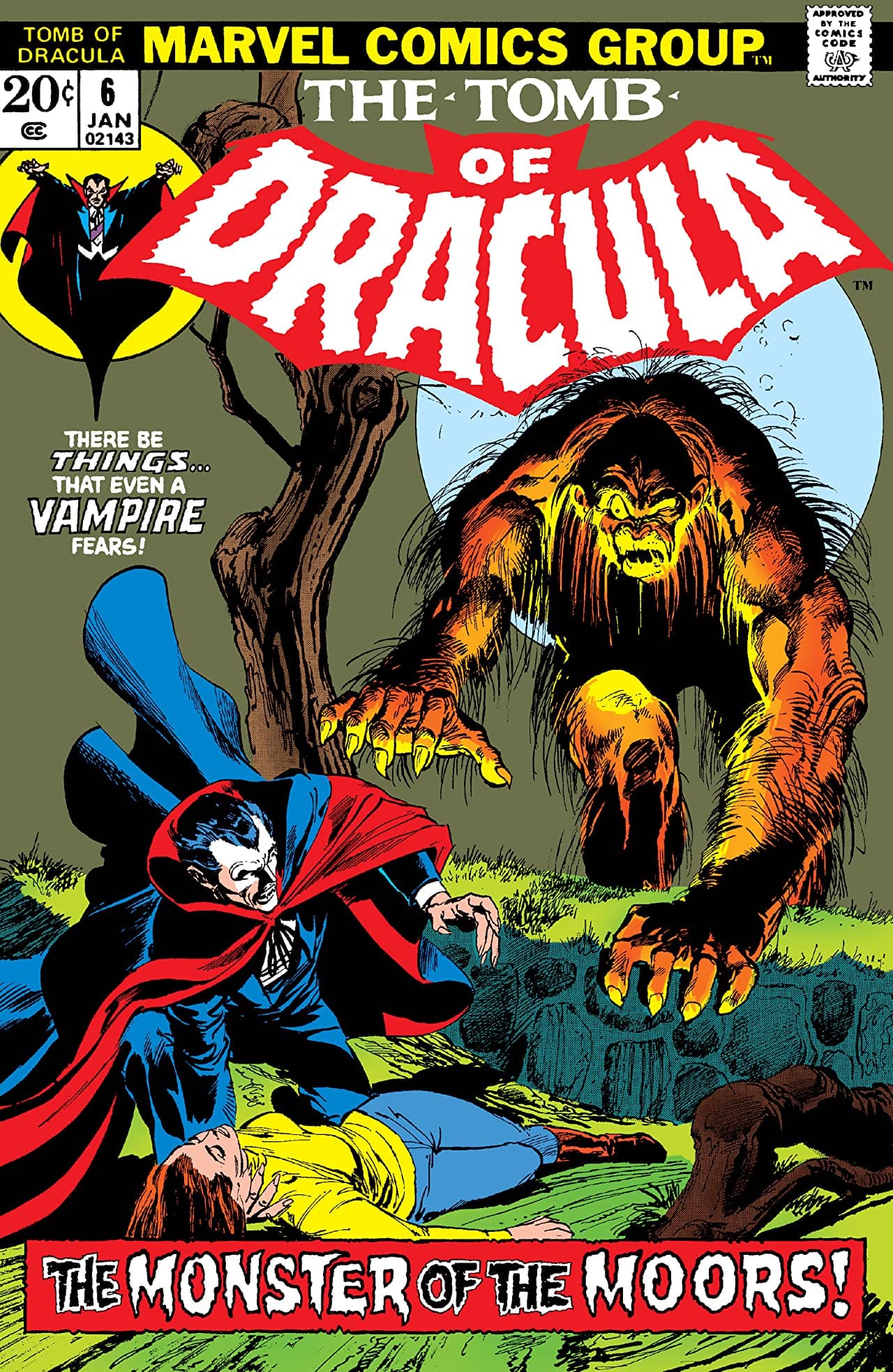 Tomb of Dracula #6 cover