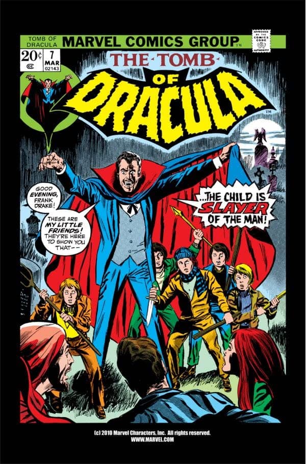 Tomb of Dracula #7 cover