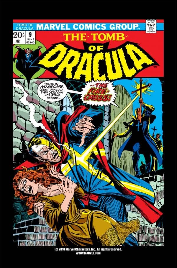Tomb of Dracula #9 cover