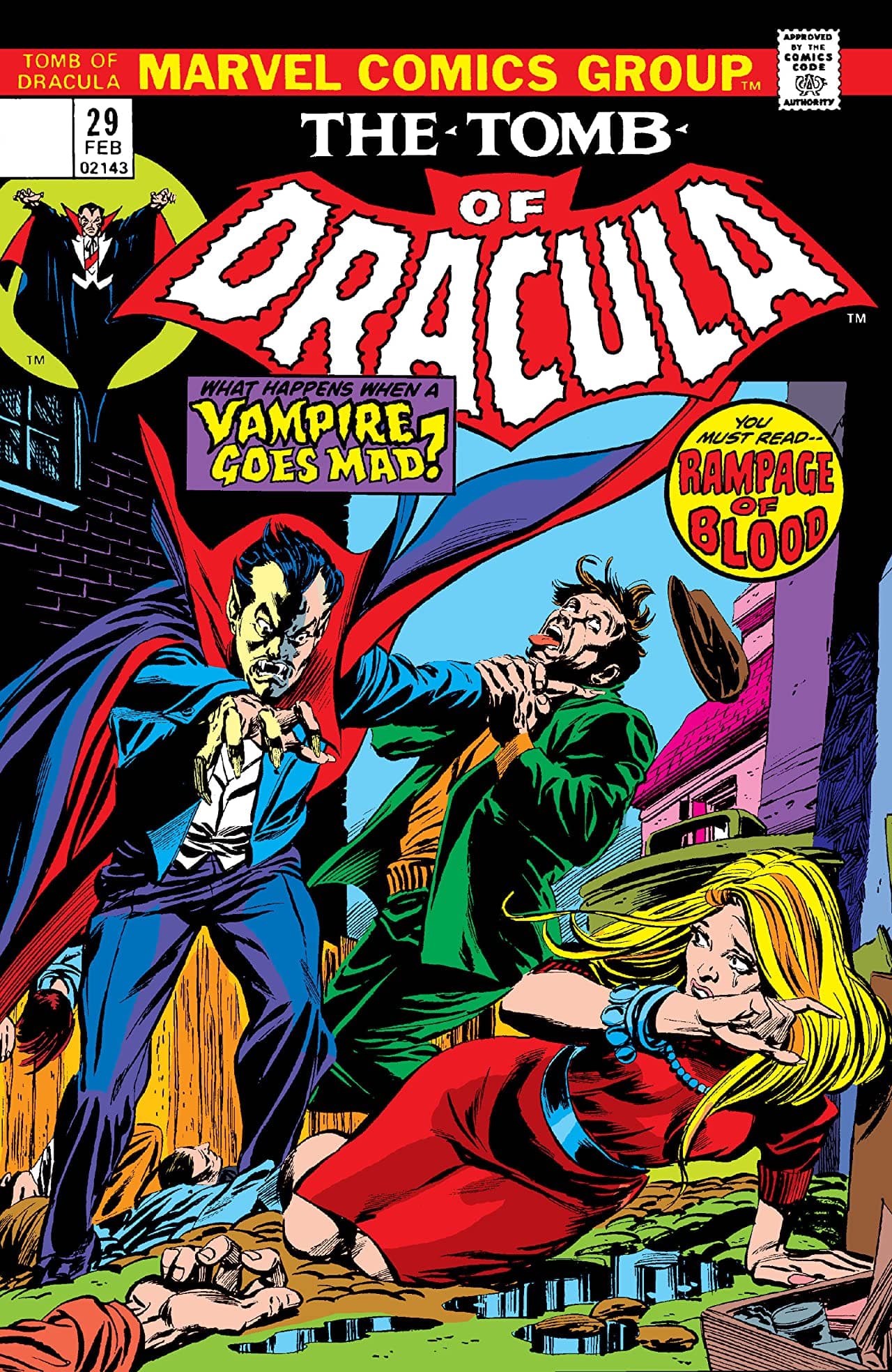 Tomb of Dracula #29 cover