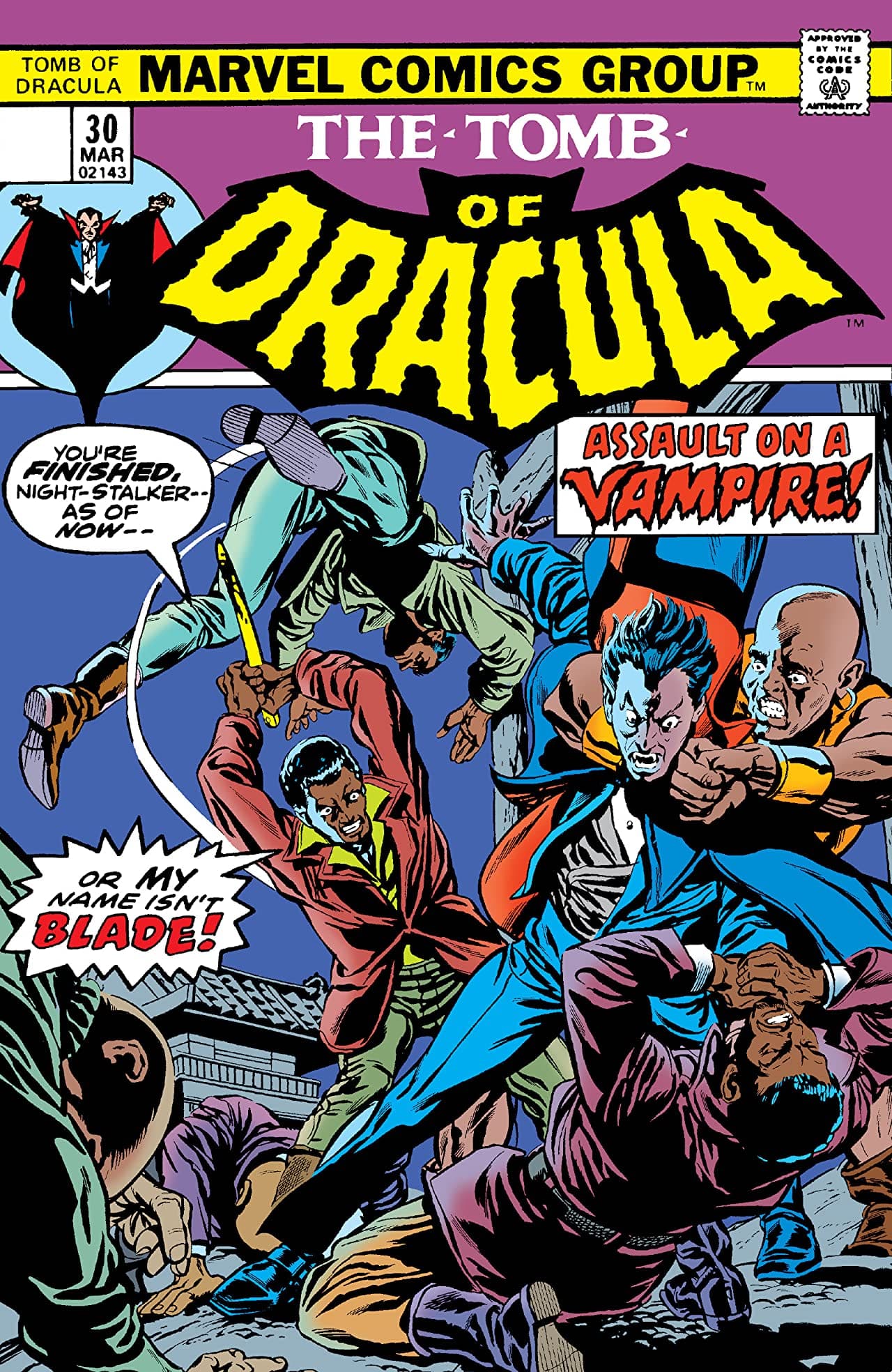 Tomb of Dracula #30 cover