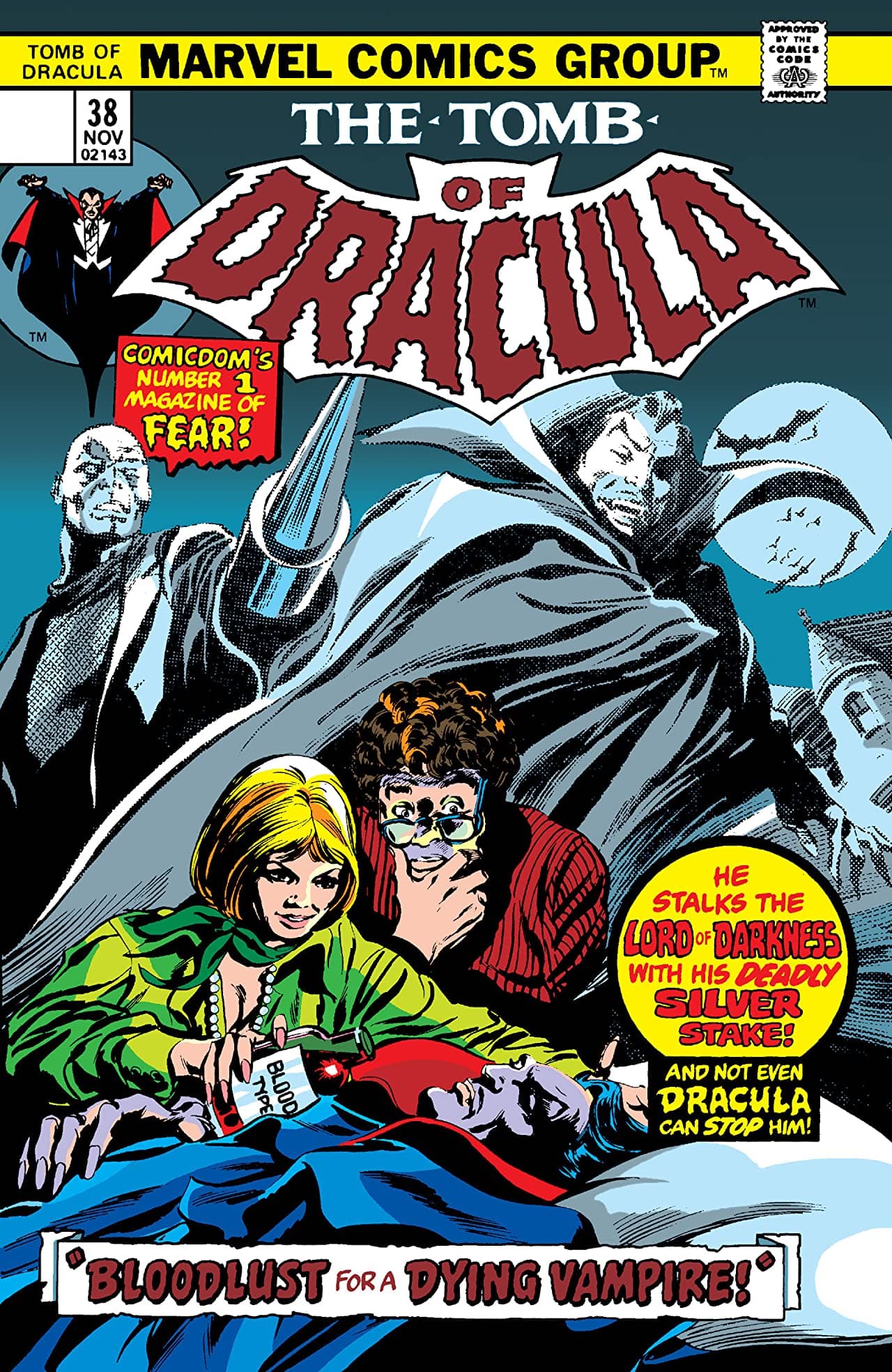 Tomb of Dracula #38 cover