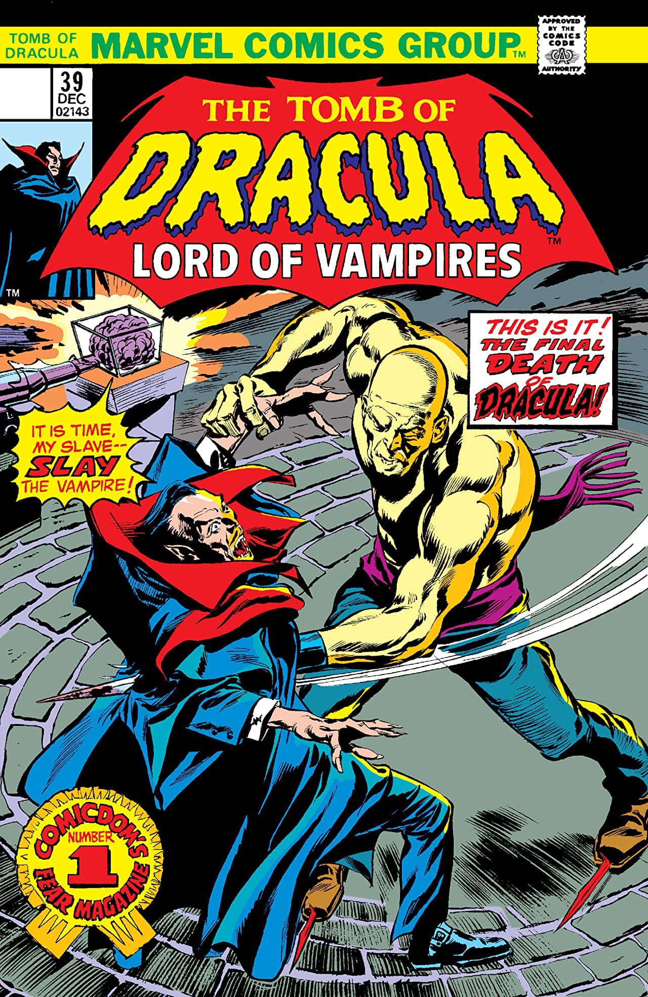 Tomb of Dracula #39 cover