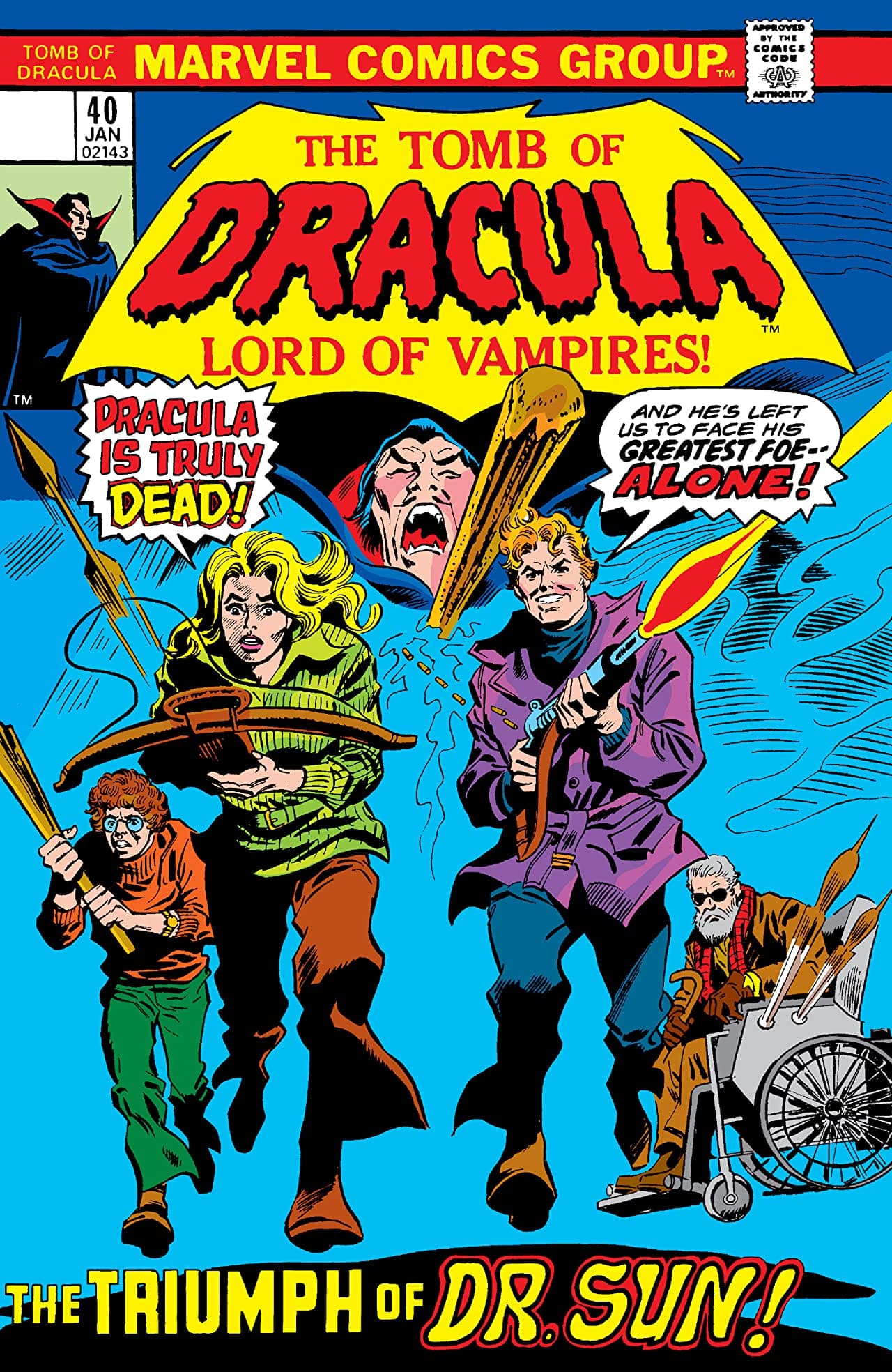 Tomb of Dracula #40 cover
